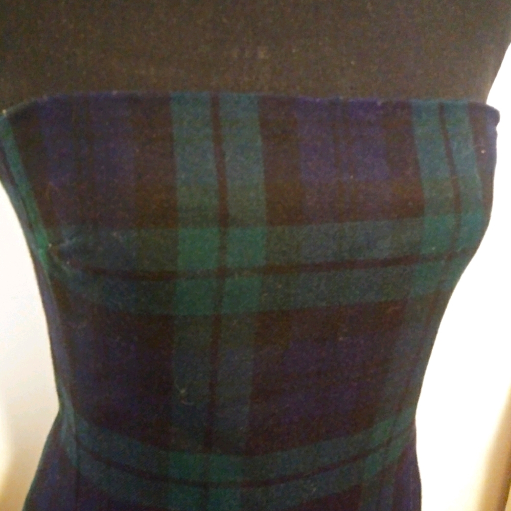 NWT Ralph Lauren Wool Lined Strapless Dress